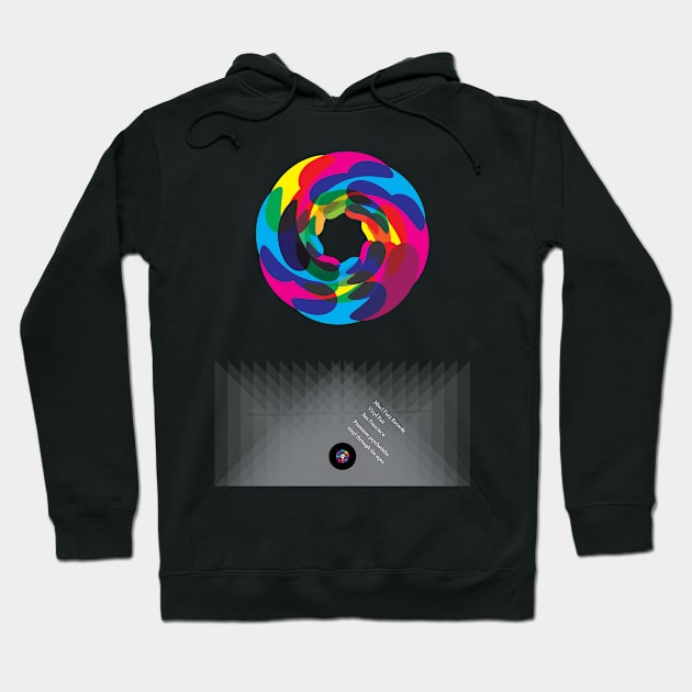 Rainbow Records Hoodie by modernistdesign